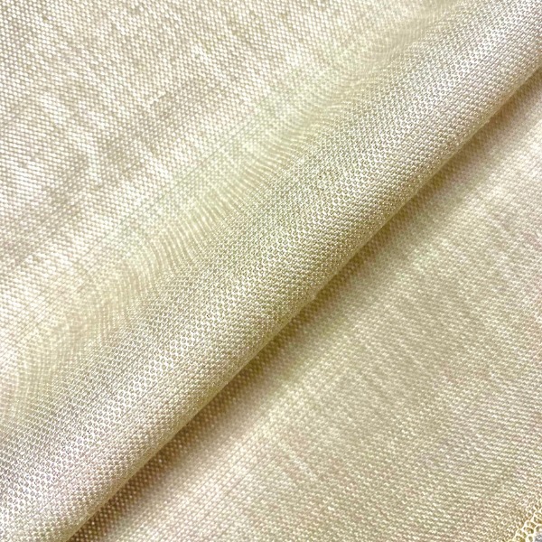 Evoque Cantor drapery and roman fabric, natural and light beige tone
