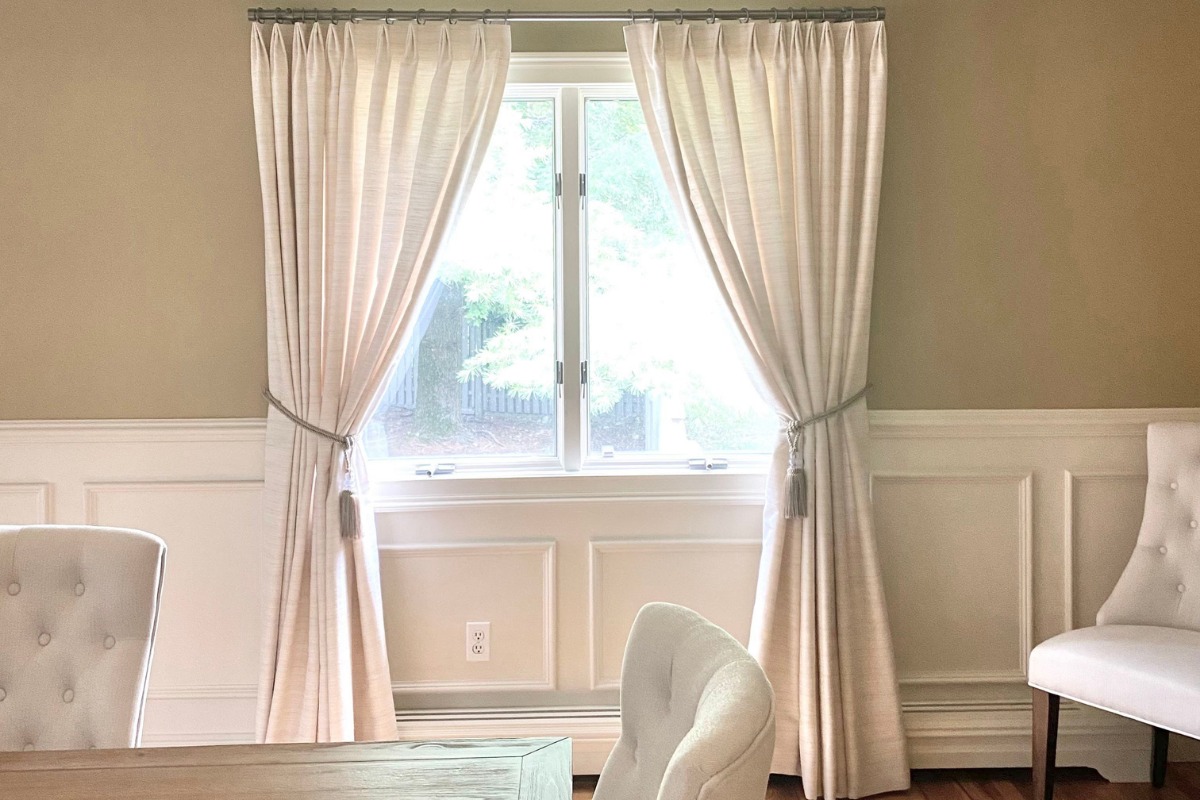 Pinch pleated custom curtains - Upper Saddle River, NJ