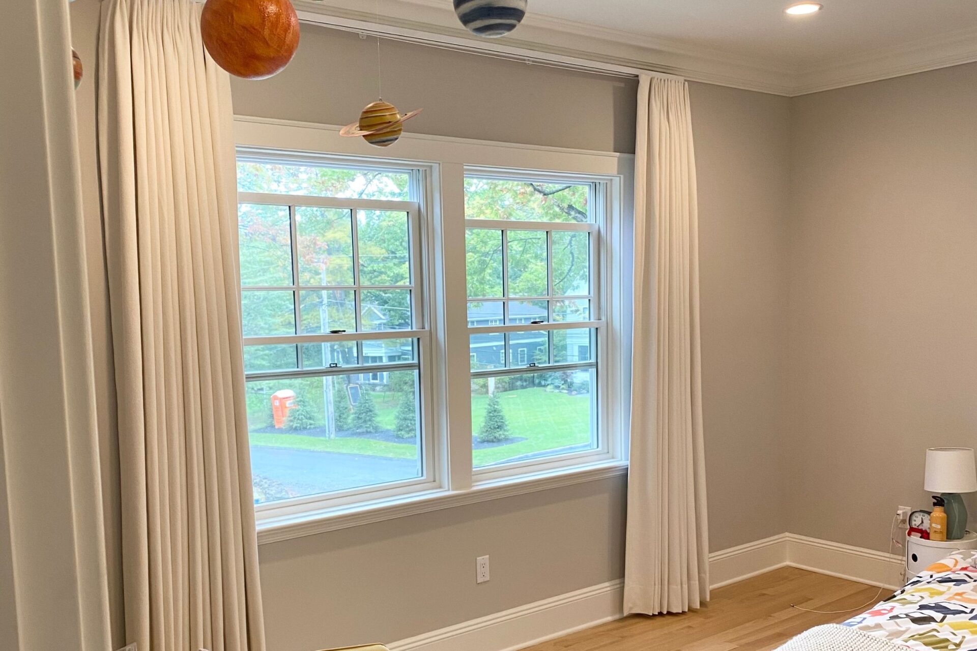 Sustainable Blackout Drapes Open Short Hills NJ Project