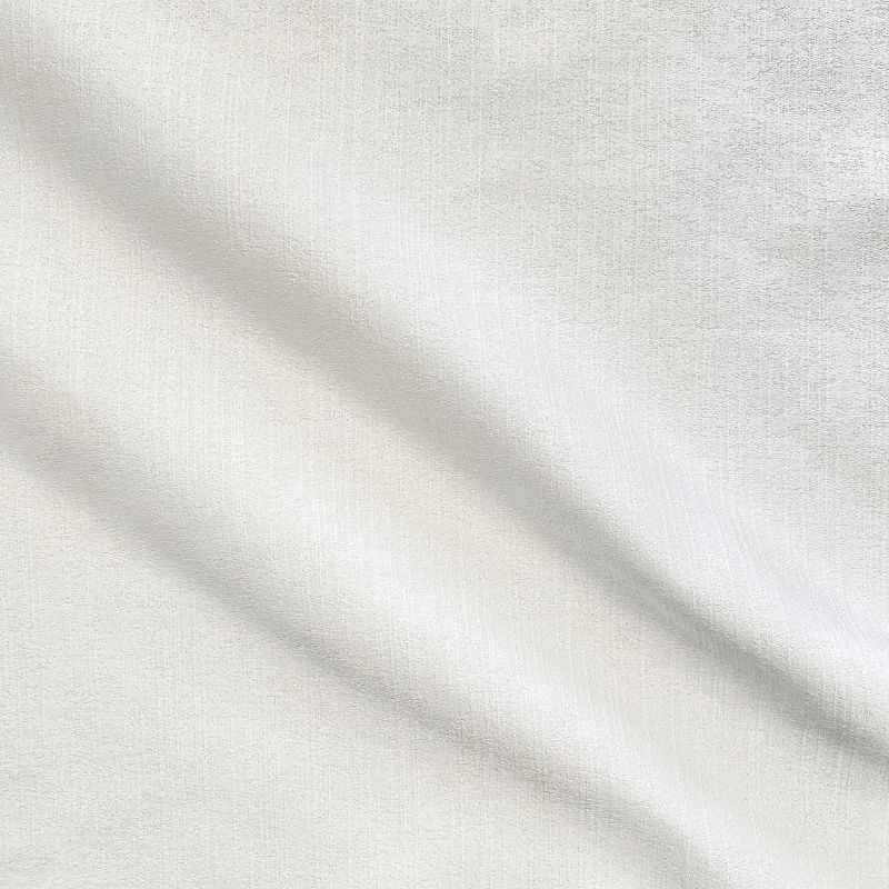 Drapery fabric plateau brilliant white