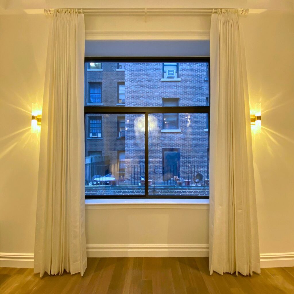 Custom Drapes Upper West Side White