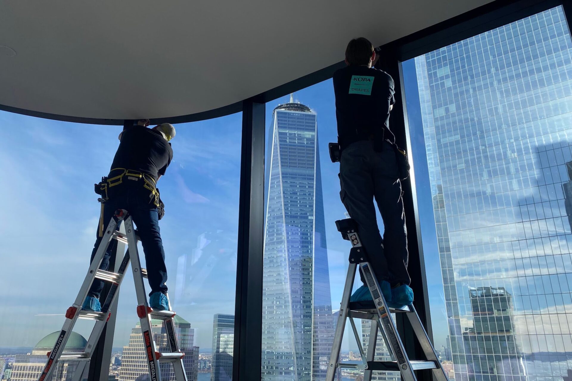 Sheer Motorized Drapes Tribeca New York Installation